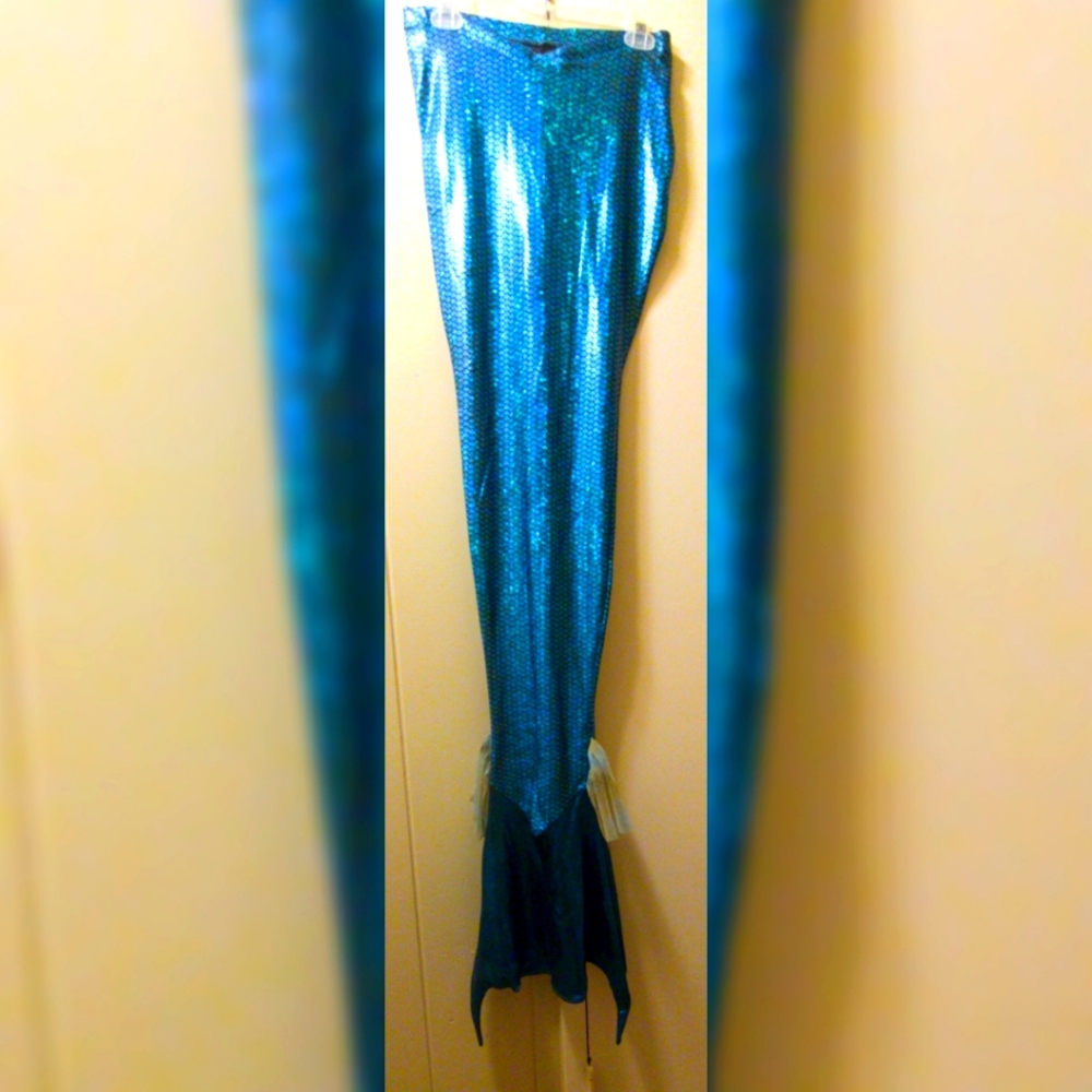 Swimmable Mermaid Tail - Teal - Adult Small